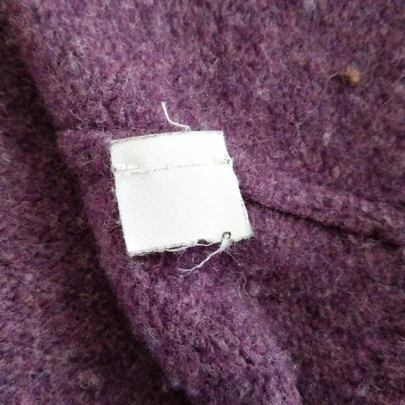 J. Crew Sweater Purple Wool Fits XS Crewneck - Picture 8 of 8